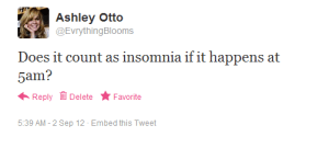 Tweet Twitter Insomnia