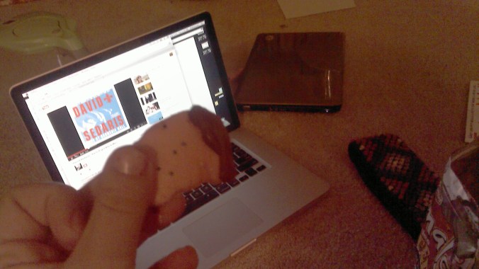 Sometime after midnight, I posted this photo to Facebook with the question, "Why isn't this purple?" It was a reference to an Aziz Ansari joke that nobody got, because why would they?