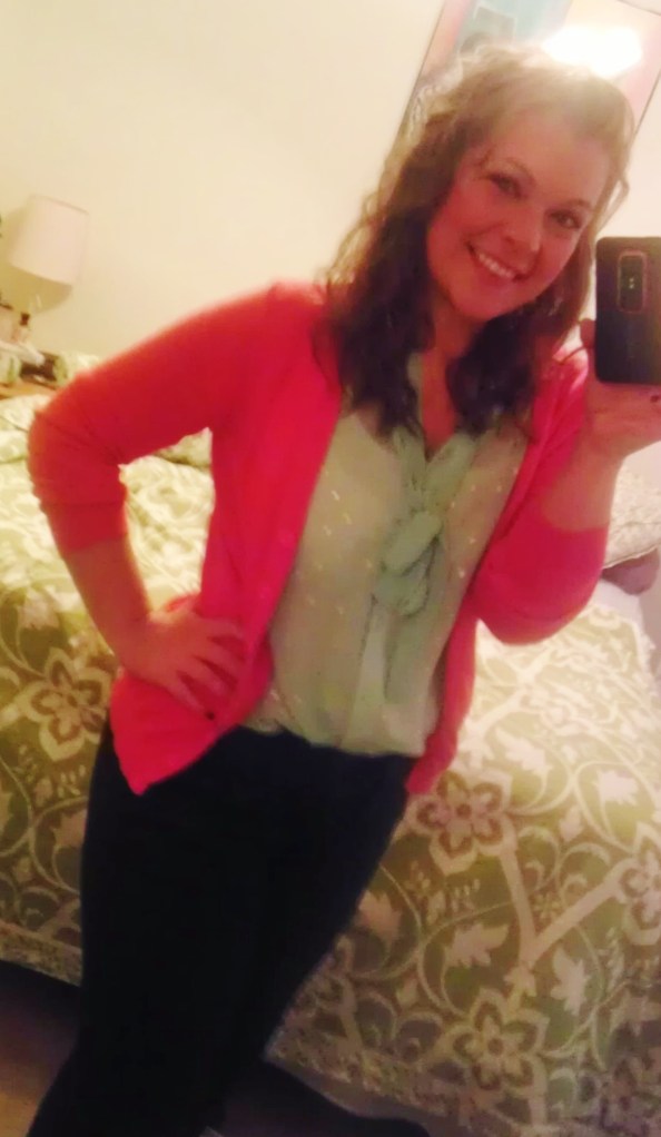 I'll understand if you're intimidated by my ability to mix mint, coral, and trouser-style denim. 