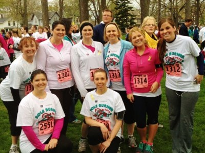 We looked nice and dry before the run, didn't we?