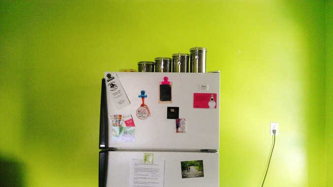 I tell people I painted it a bold celery color because lime green makes me sound like a 12 year old girl obsessed with VW Beetles. 